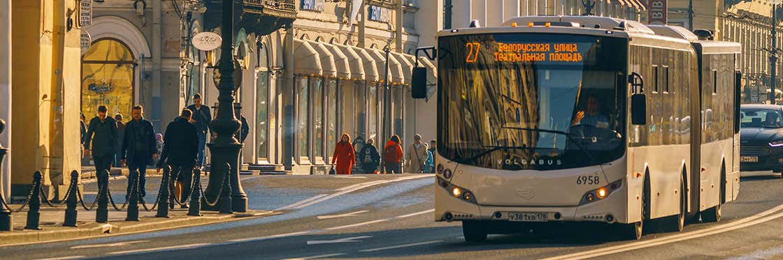 Ônibus em São Petersburgo